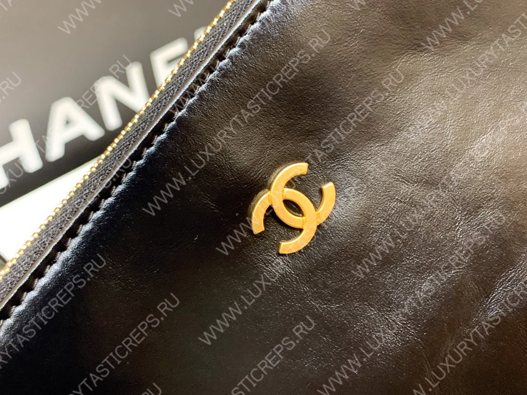 Ch*el 22  handbag black as3260