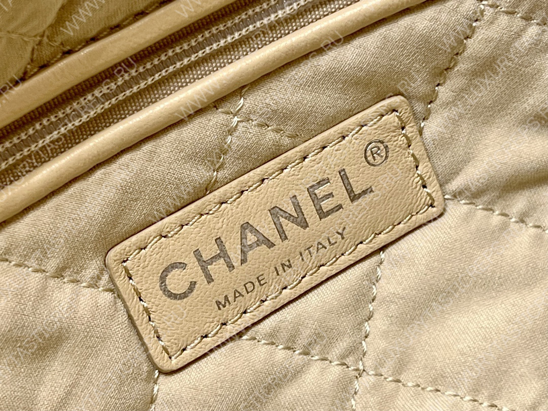 Ch*el 22 handbag white as3260