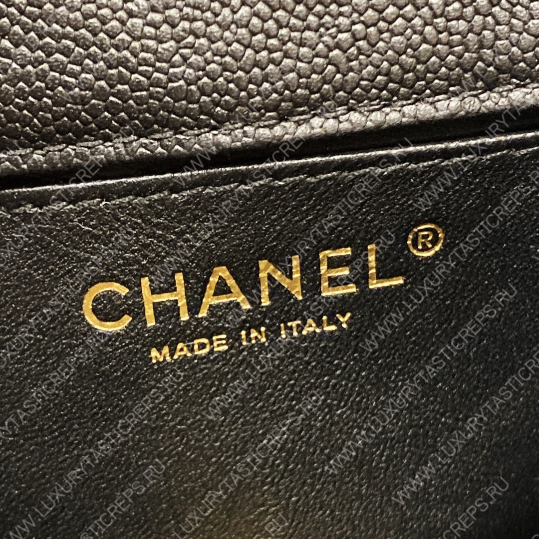 Ch*el mini flap bag black as3757