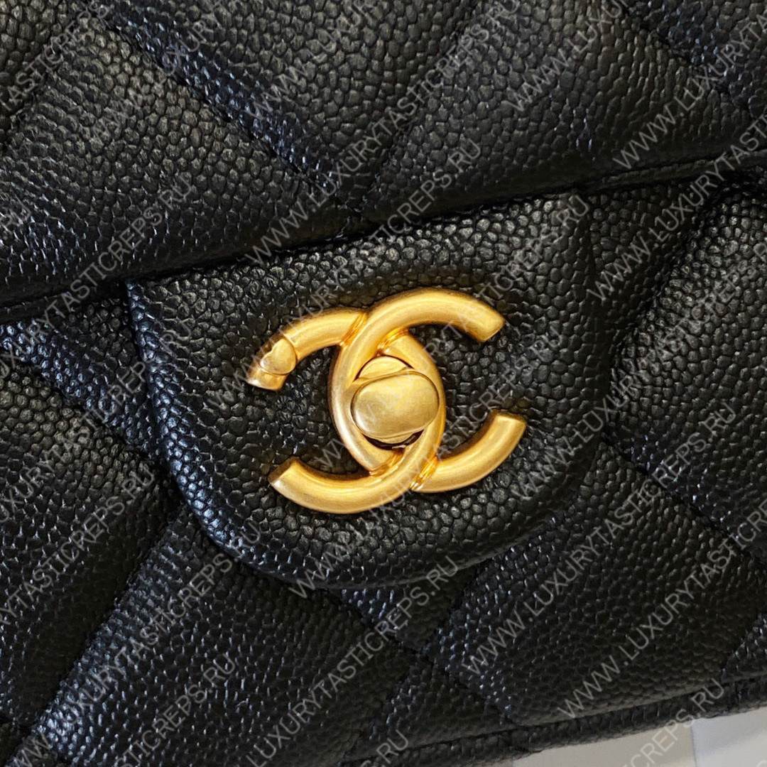 Ch*el mini flap bag navy blue as3757