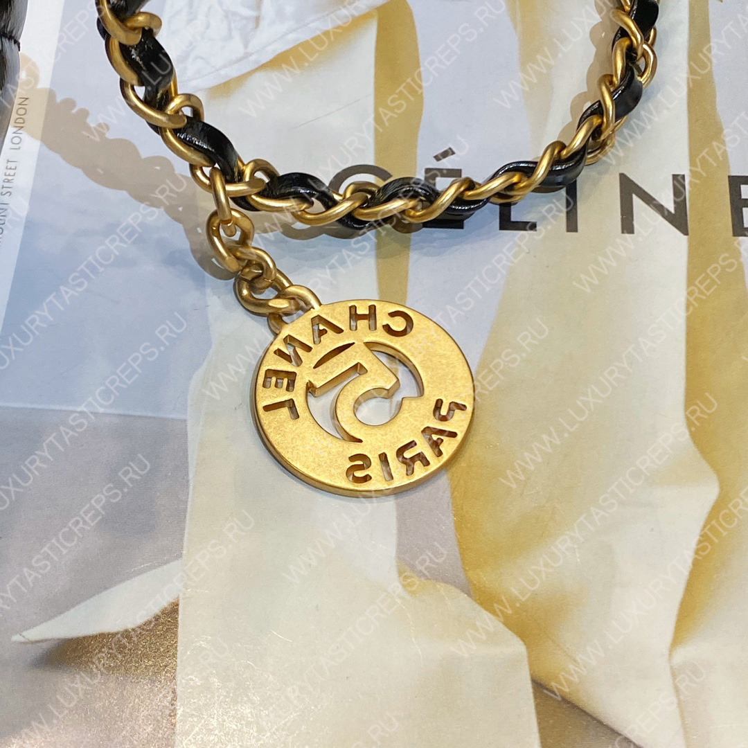 Ch*el small hobo bag black as3710