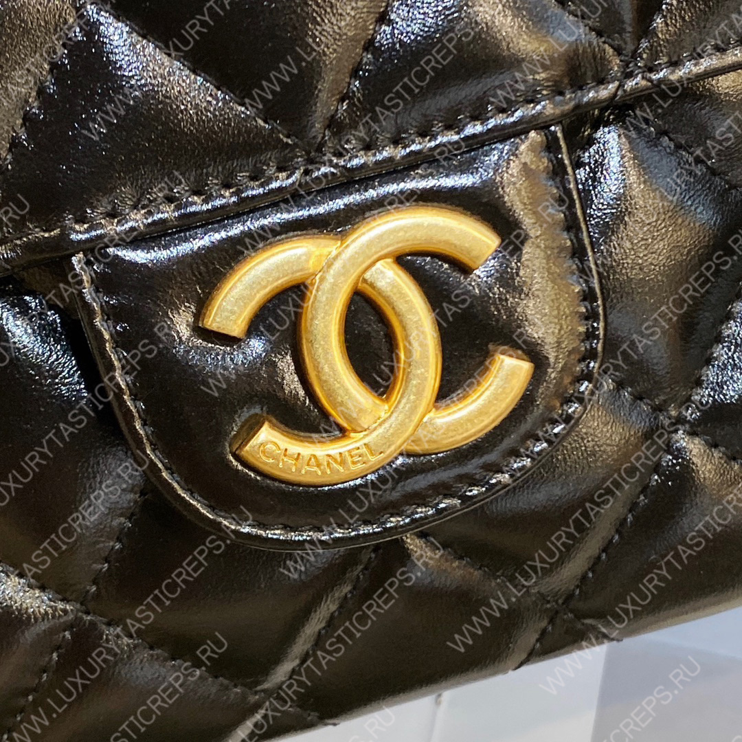 Ch*el hobo handbag black as3710