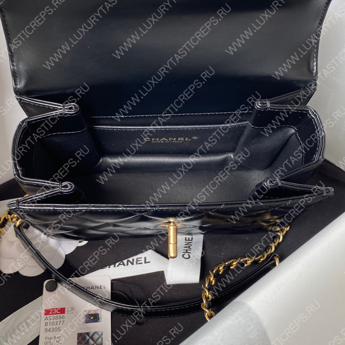 Ch*el mini flap bag with top handle as3886