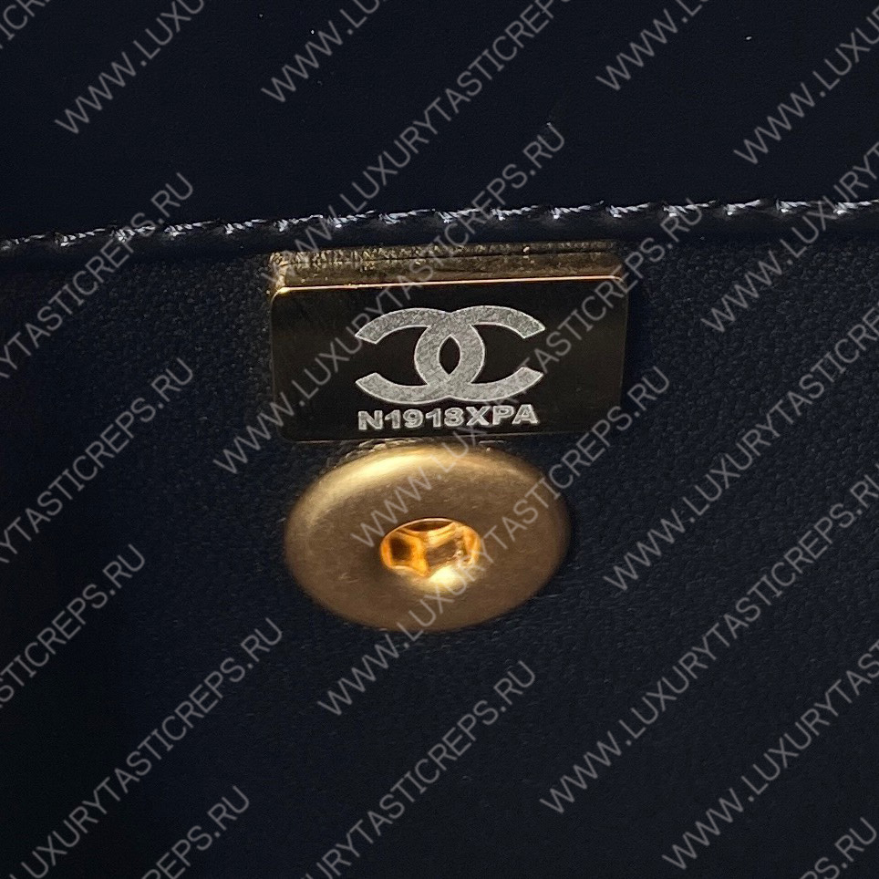 Ch*el mini flap bag with top handle as3886