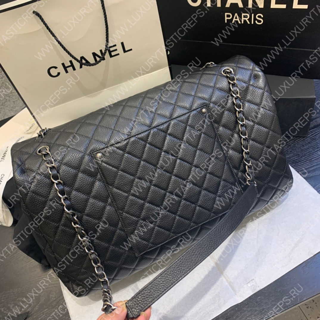 Ch*el large classic handbag black a58600