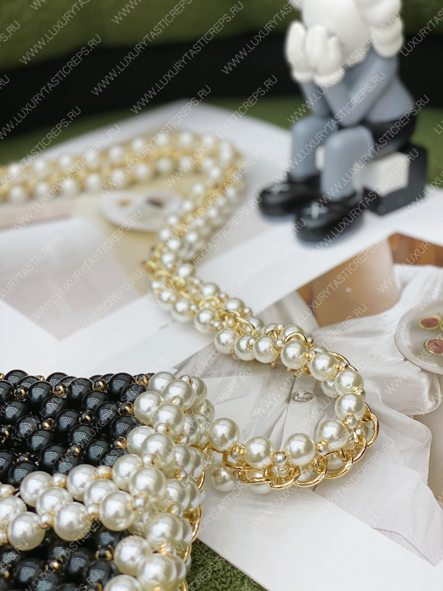 Ch*el mini evening bag black as3629