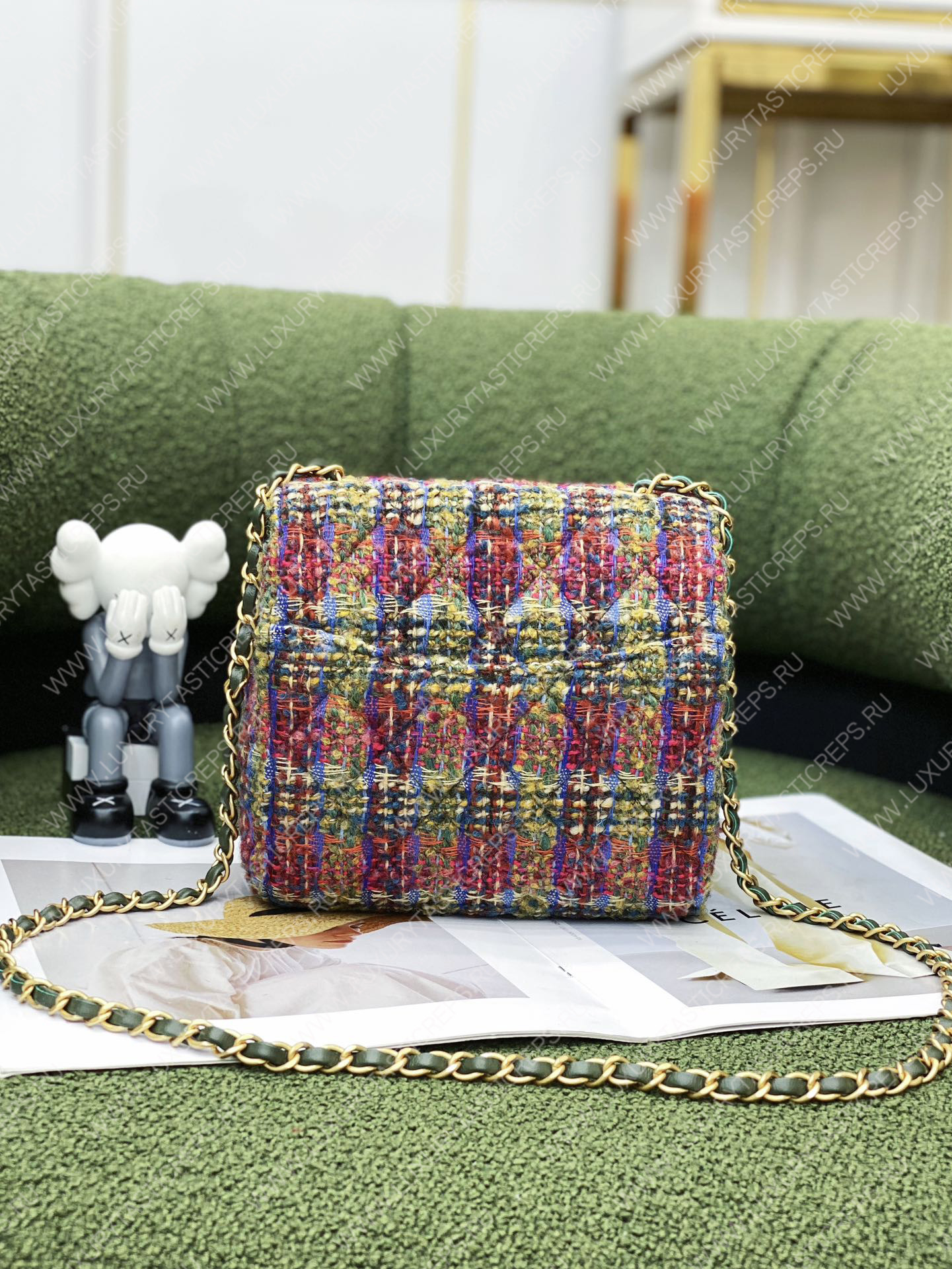 Ch*el mini flap bag multicolor as3648