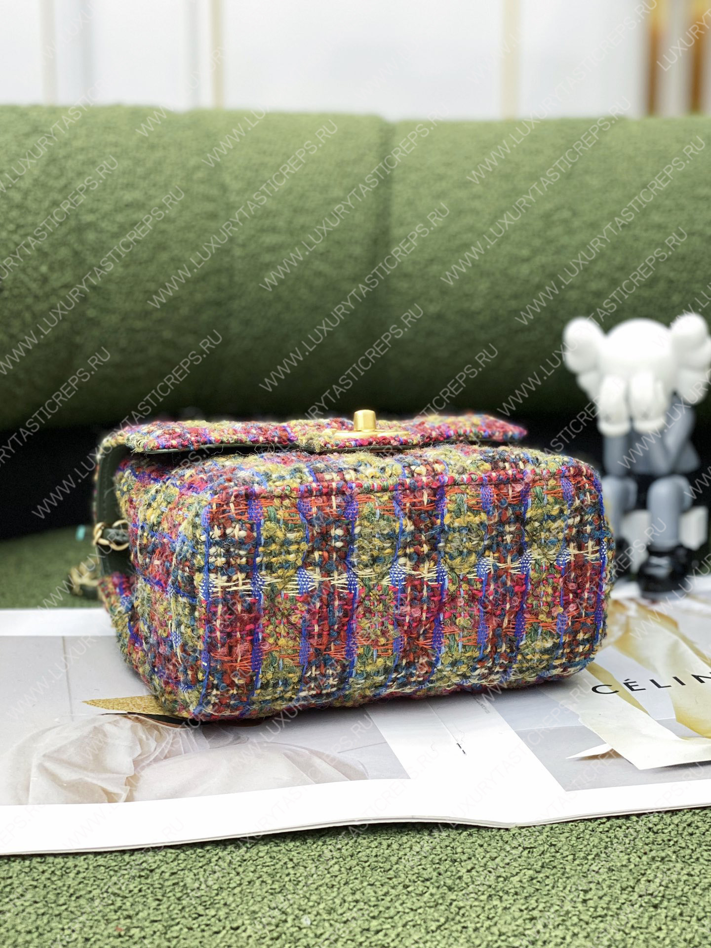 Ch*el mini flap bag multicolor as3648