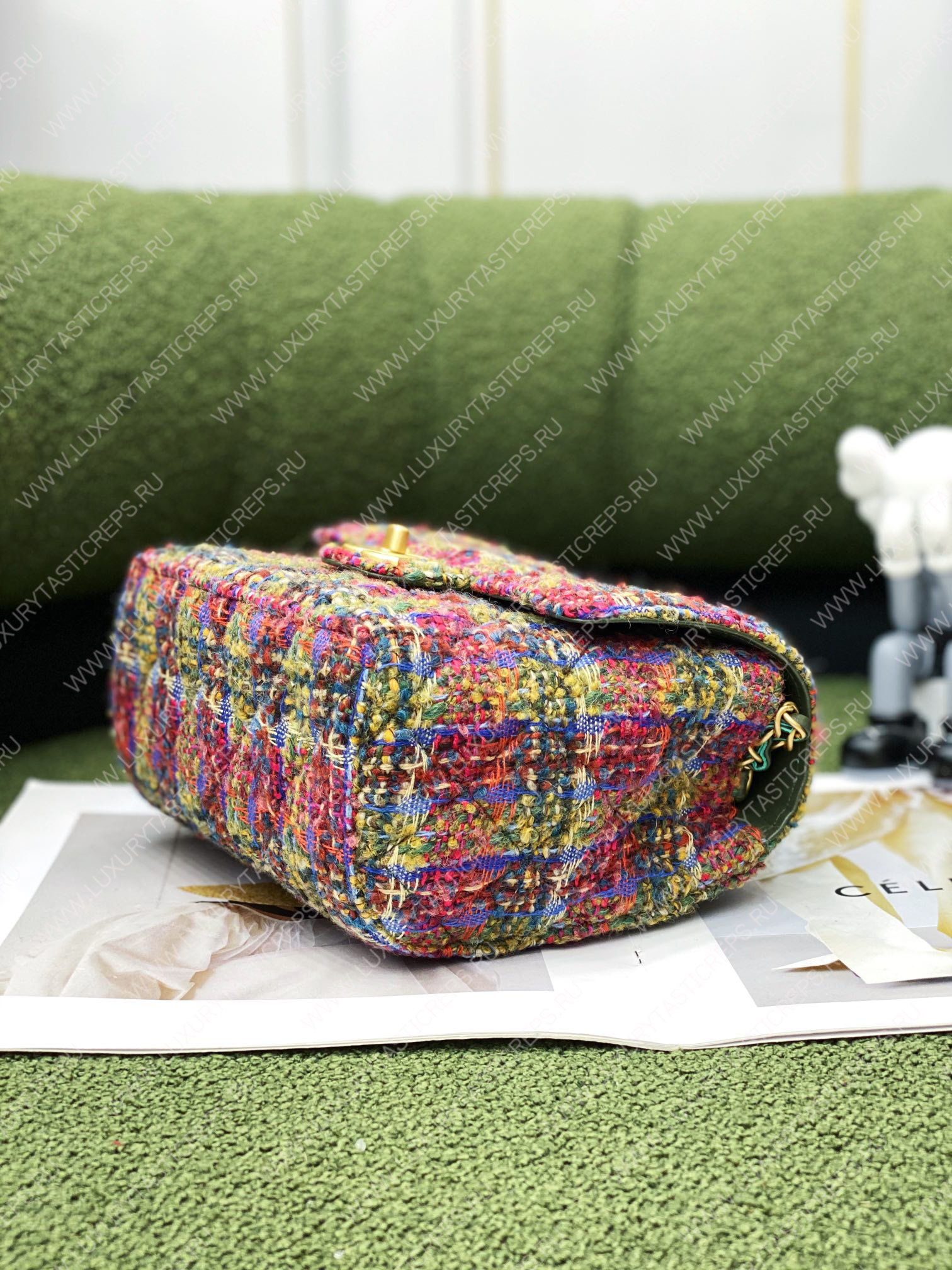 Ch*el mini flap bag multicolor as3648