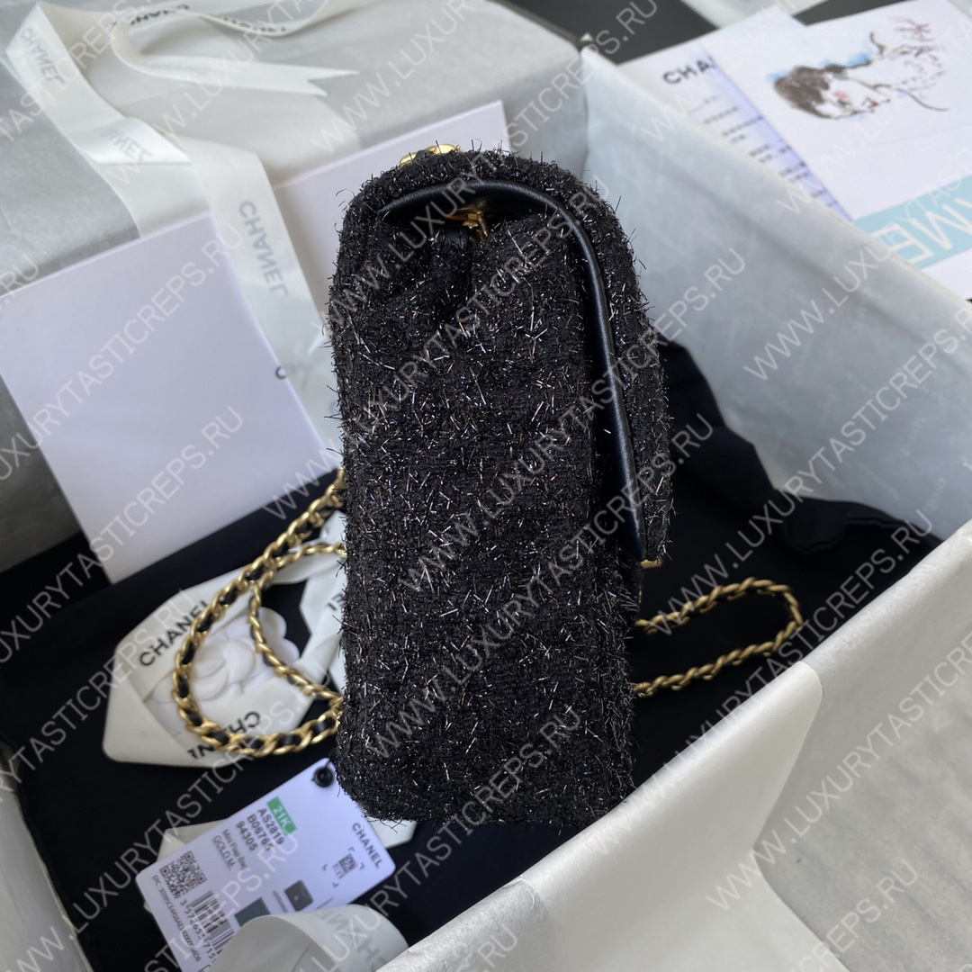 Ch*el mini flap bag black as2820