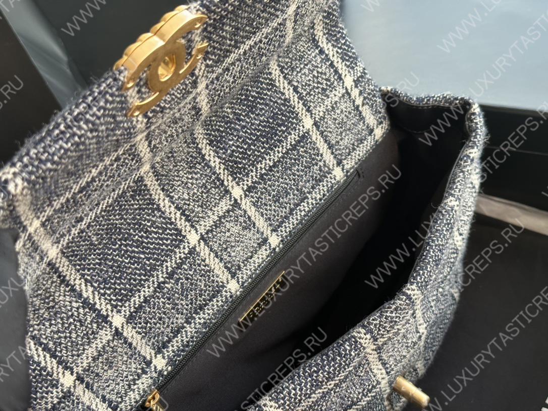 Ch*el 19 large handbag multicolor as1161