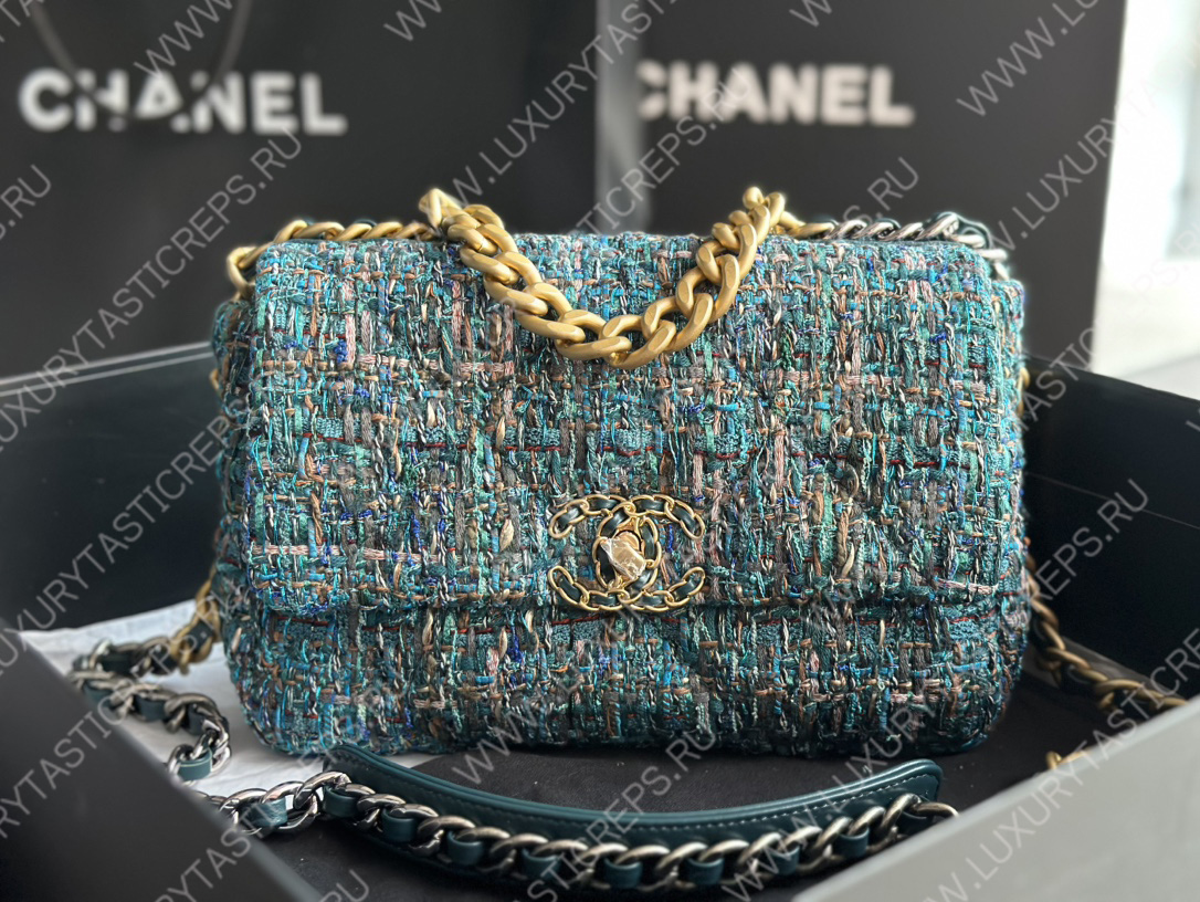 Ch*el 19 handbag multicolor as1161