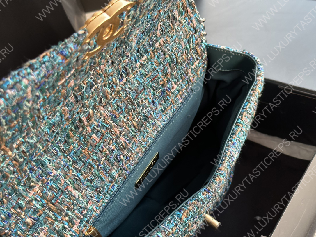 Ch*el 19 large handbag multicolor as1161