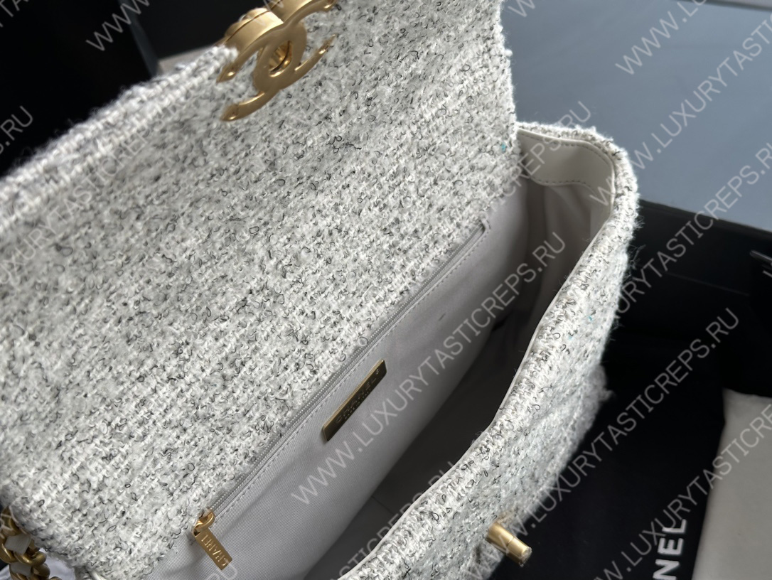 Ch*el 19 large handbag multicolor as1161