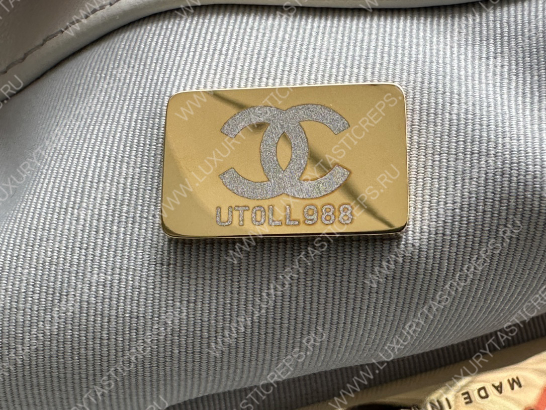 Ch*el 19 large handbag multicolor as1161