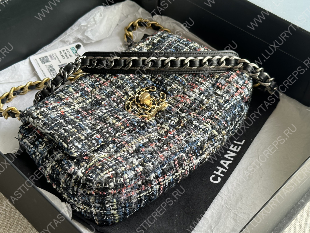 Ch*el 19 handbag multicolor as1161