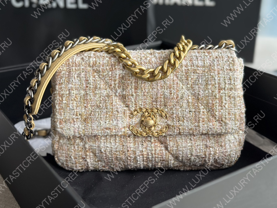 Ch*el 19 handbag multicolor as1161