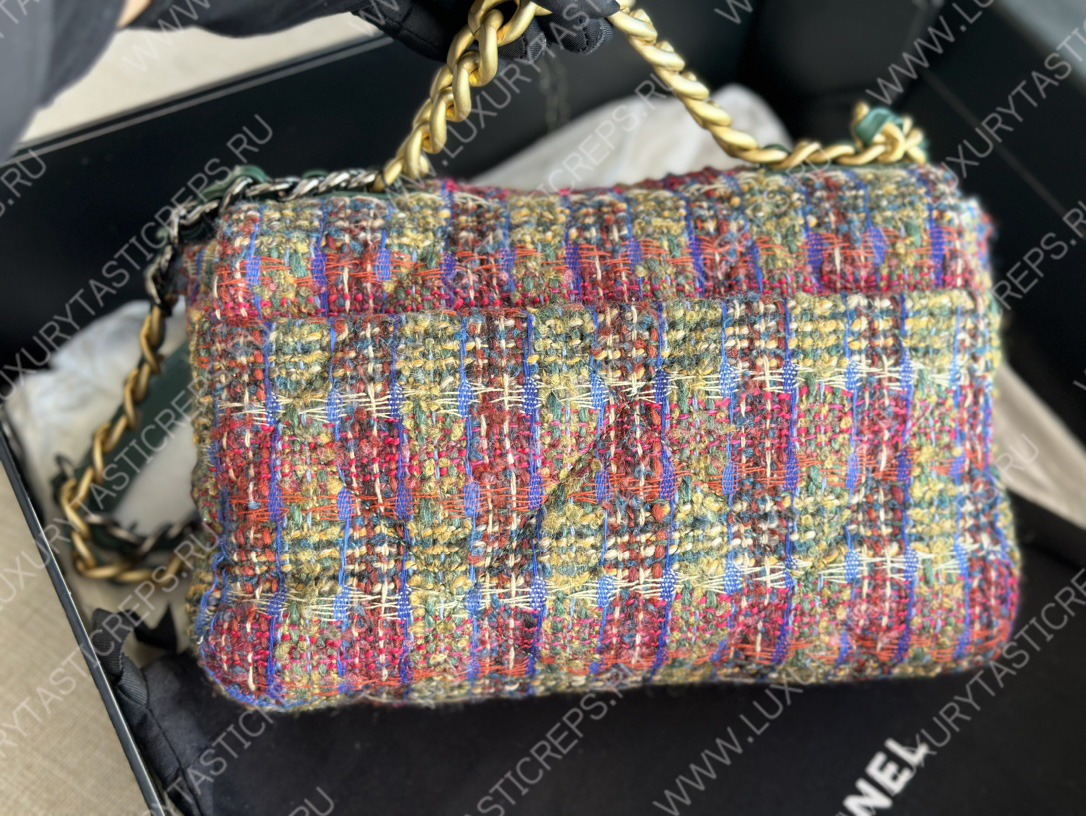 Ch*el 19 handbag multicolor as1161