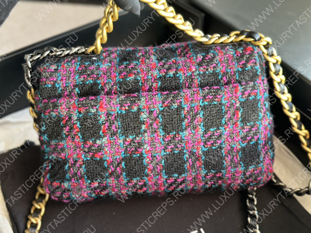 Ch*el 19 handbag multicolor as1161
