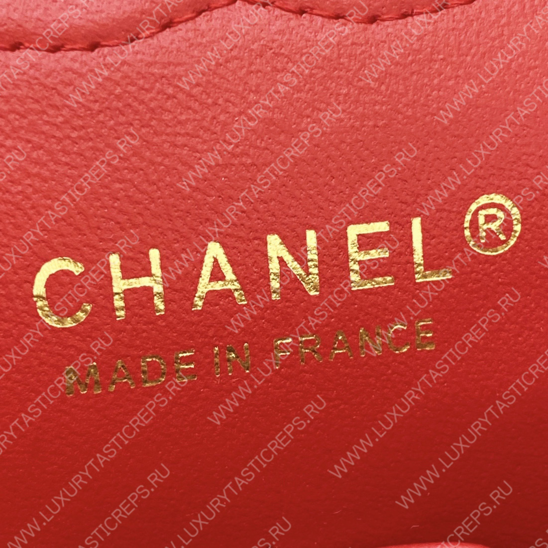 Ch*el classic handbag red a01112
