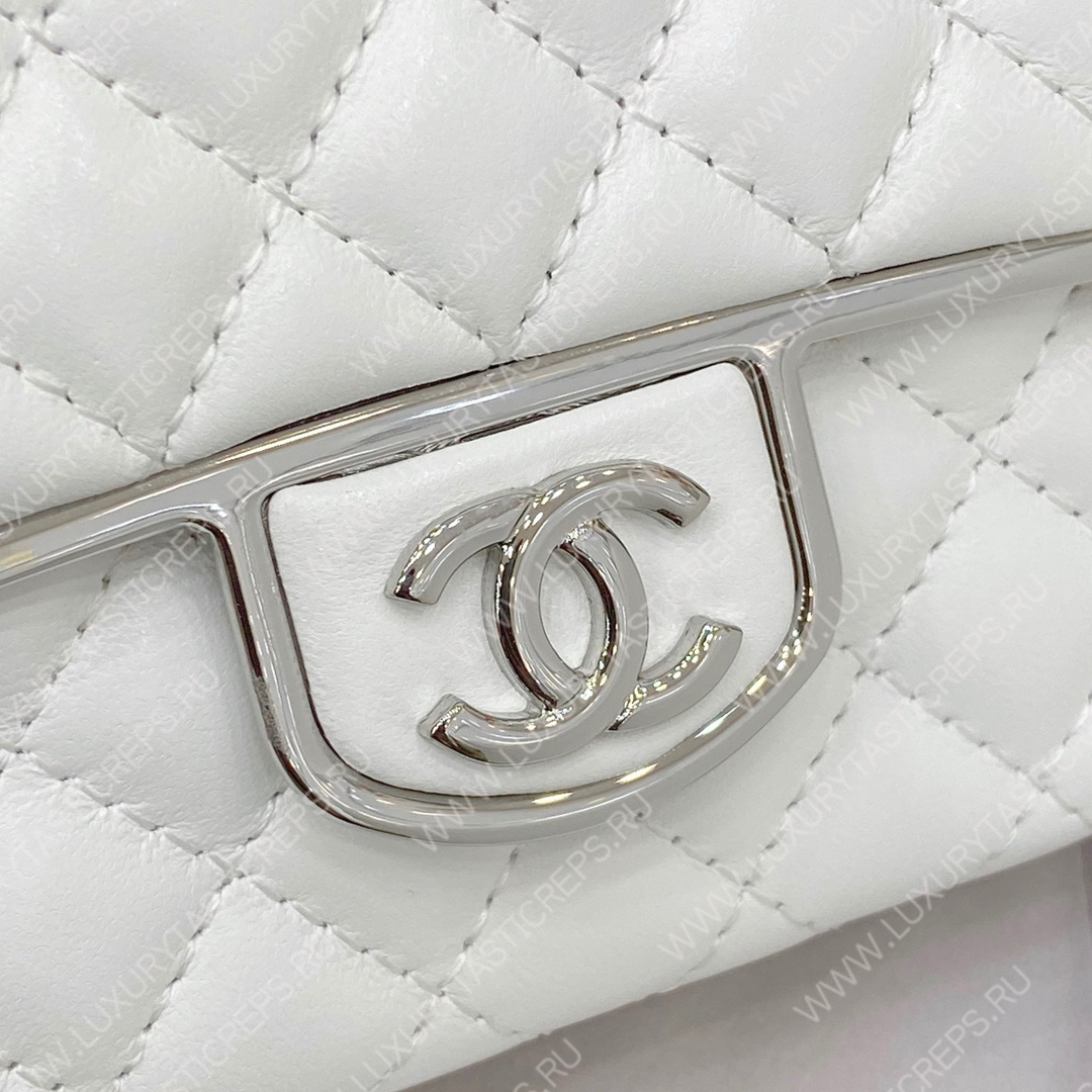 Ch*el mini flap bag white as3897