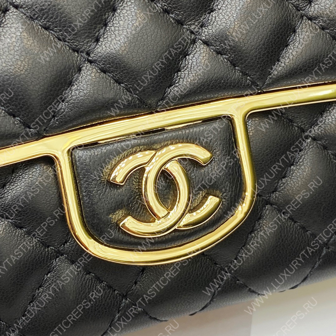 Ch*el mini flap bag black as3897