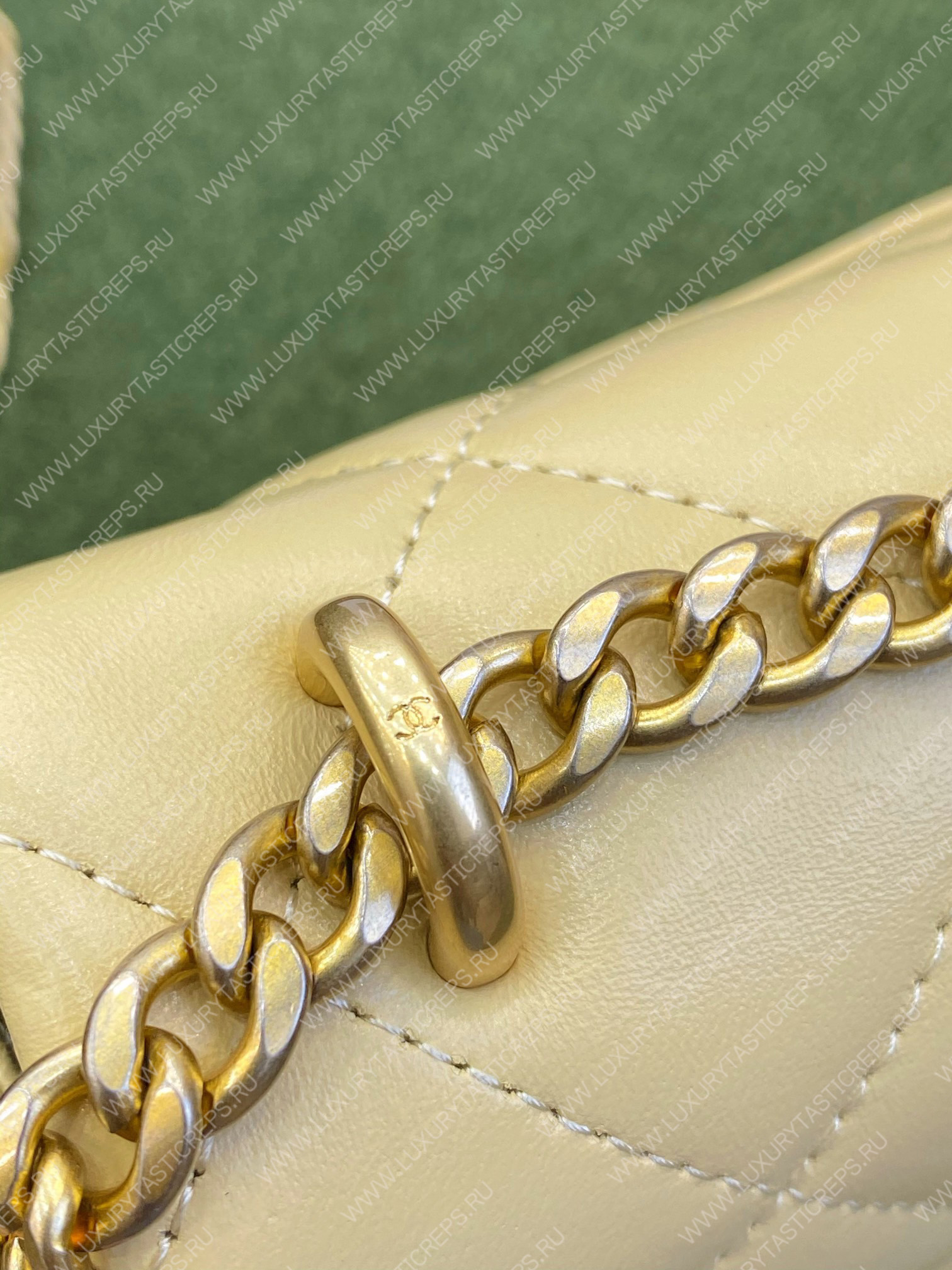 Ch*el mini flap bag yellow as3748