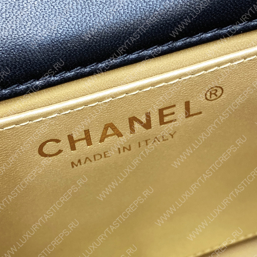 Ch*el mini flap bag black as3751