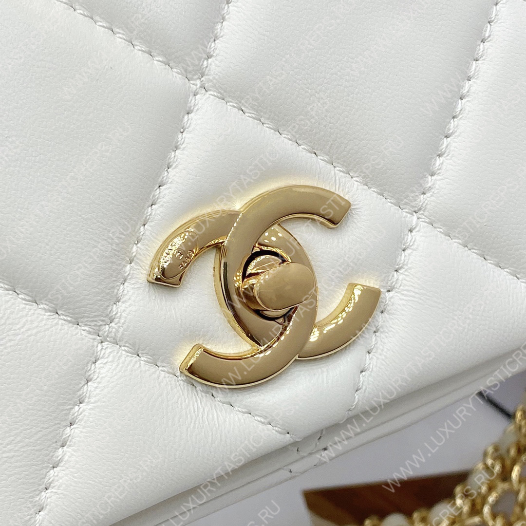 Ch*el mini flap bag white as3751