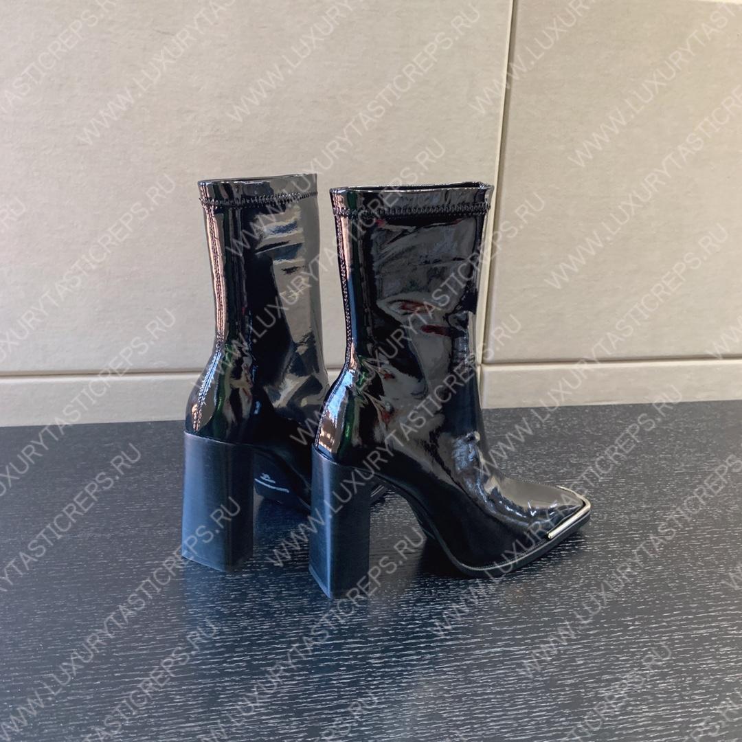 ALEXANDER MCQUEEN PUNK ANKLE BOOT BLACK 732227WHSWD1081