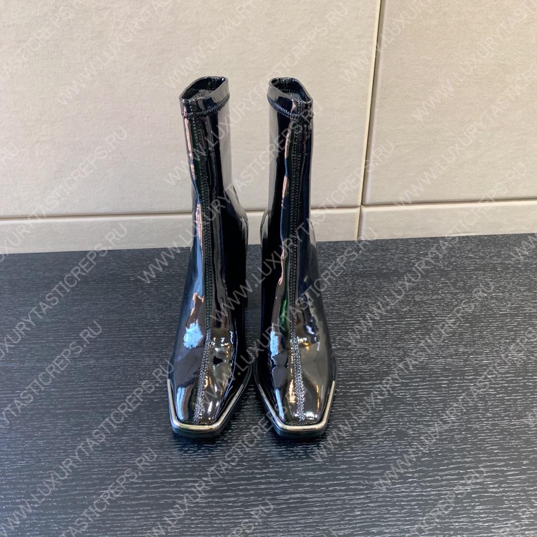 ALEXANDER MCQUEEN PUNK ANKLE BOOT BLACK 732227WHSWD1081