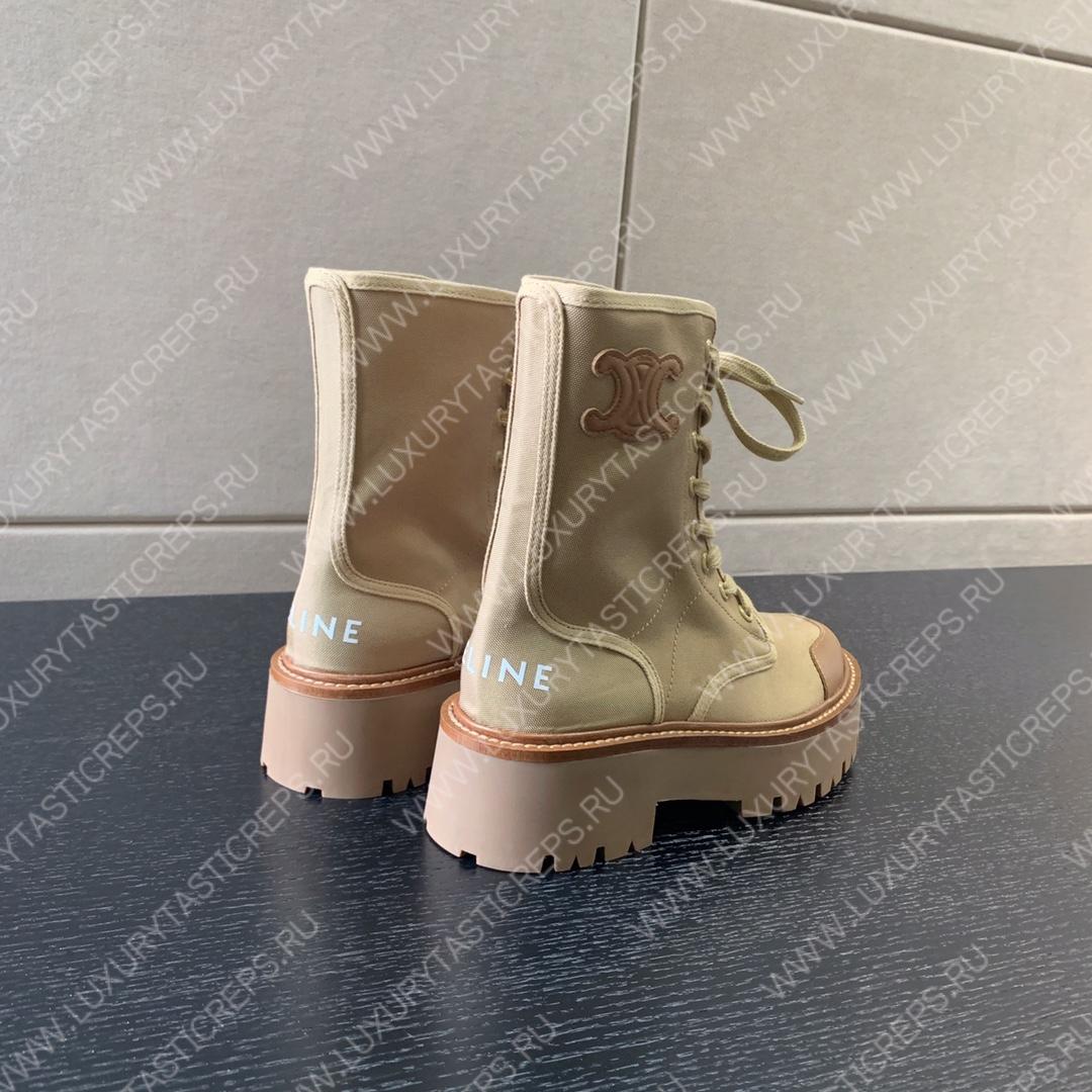 Ce**e bulky lace-up boot with triomphe cream 354657005c