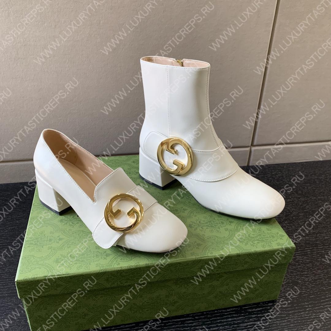 G*u*i blondie ankle boot white 700016