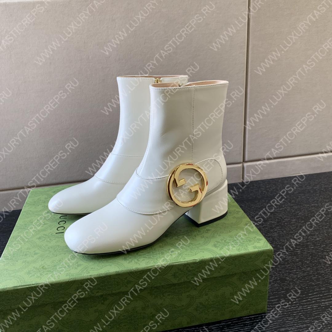 G*u*i blondie ankle boot white 700016