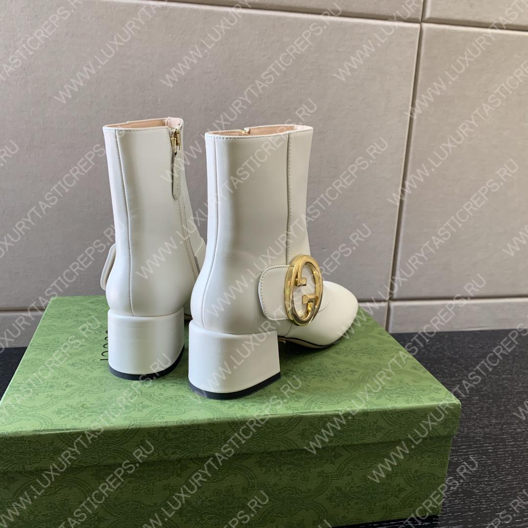 G*u*i blondie ankle boot white 700016