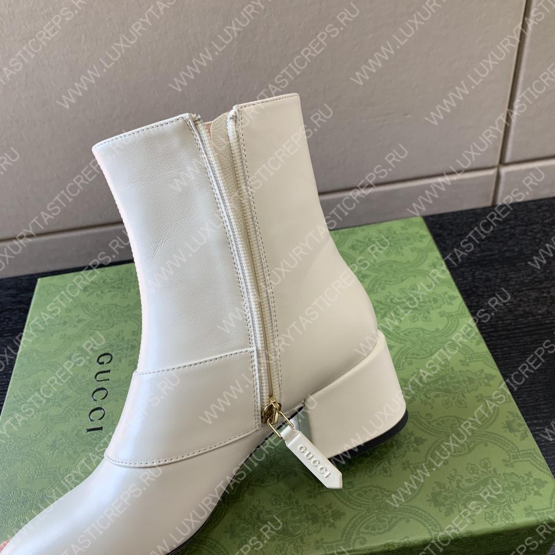 G*u*i blondie ankle boot white 700016