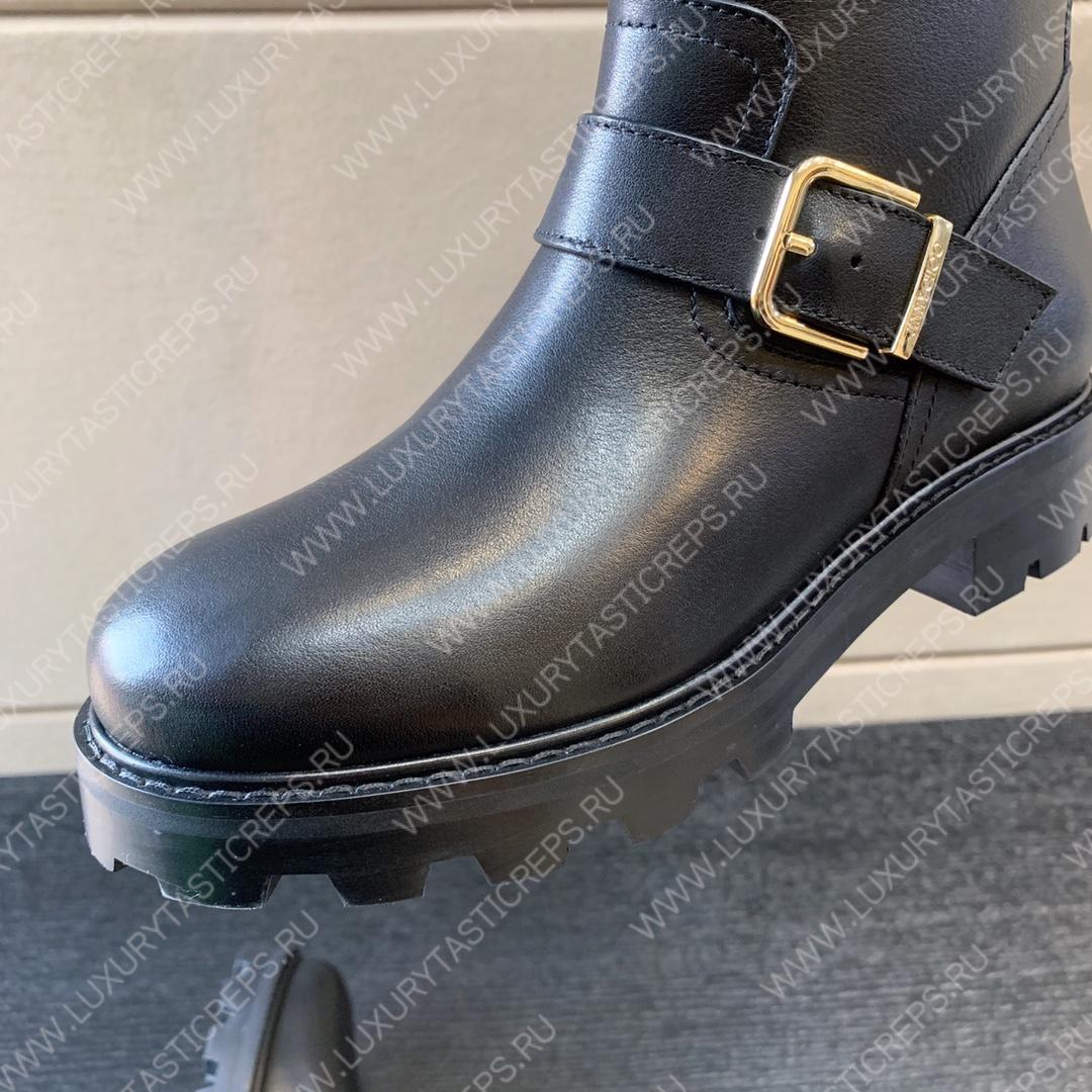 JIMMY CHOO BIKER II OVER THE KNEE BLACK  BIKERIIOTKFLATQOZ