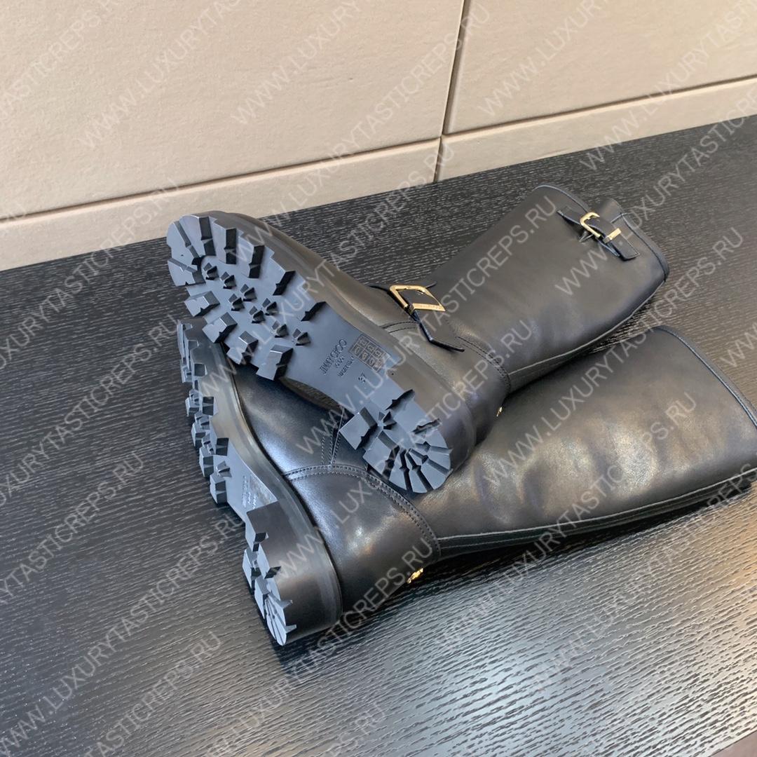 JIMMY CHOO BIKER II OVER THE KNEE BLACK  BIKERIIOTKFLATQOZ