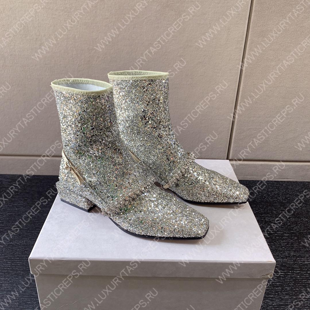 JIMMY CHOO CRUZ FLAT BOOTS LIGHT GOLD CRUZFLATWQF