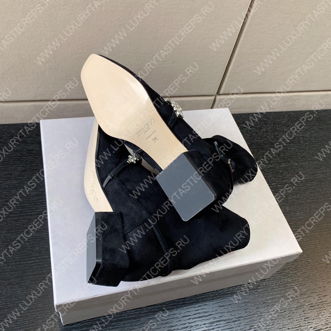 JIMMY CHOO CRUZ FLAT BOOTS BLACK CRUZFLATWQF