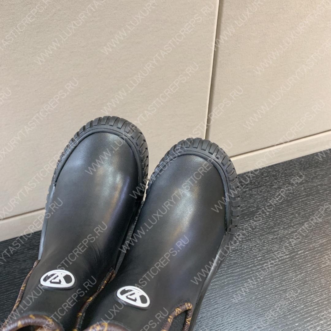 l**is V*t*n ruby flat ankle boots noir 1ab0fs