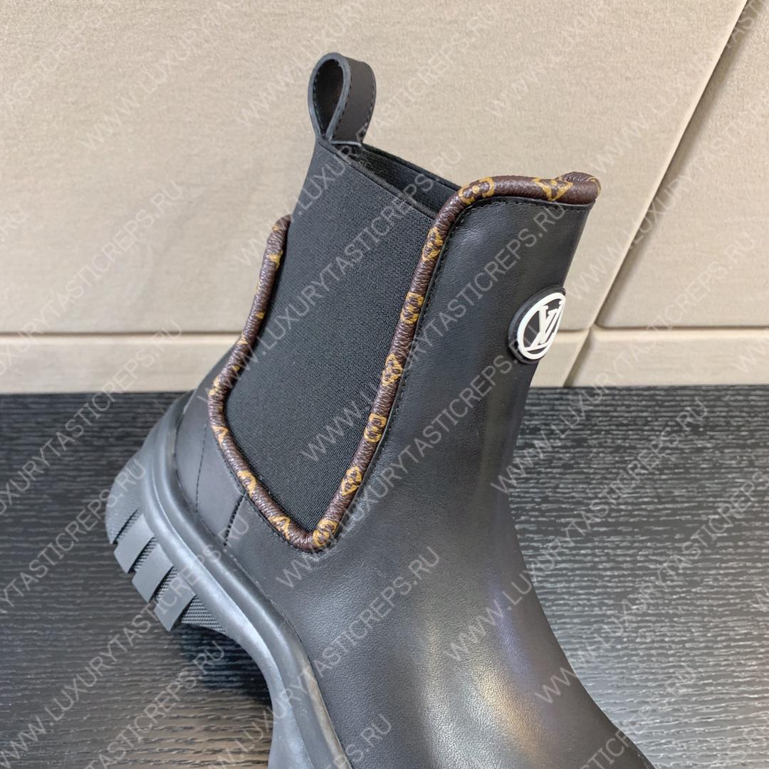 l**is V*t*n ruby flat ankle boots noir 1ab0fs