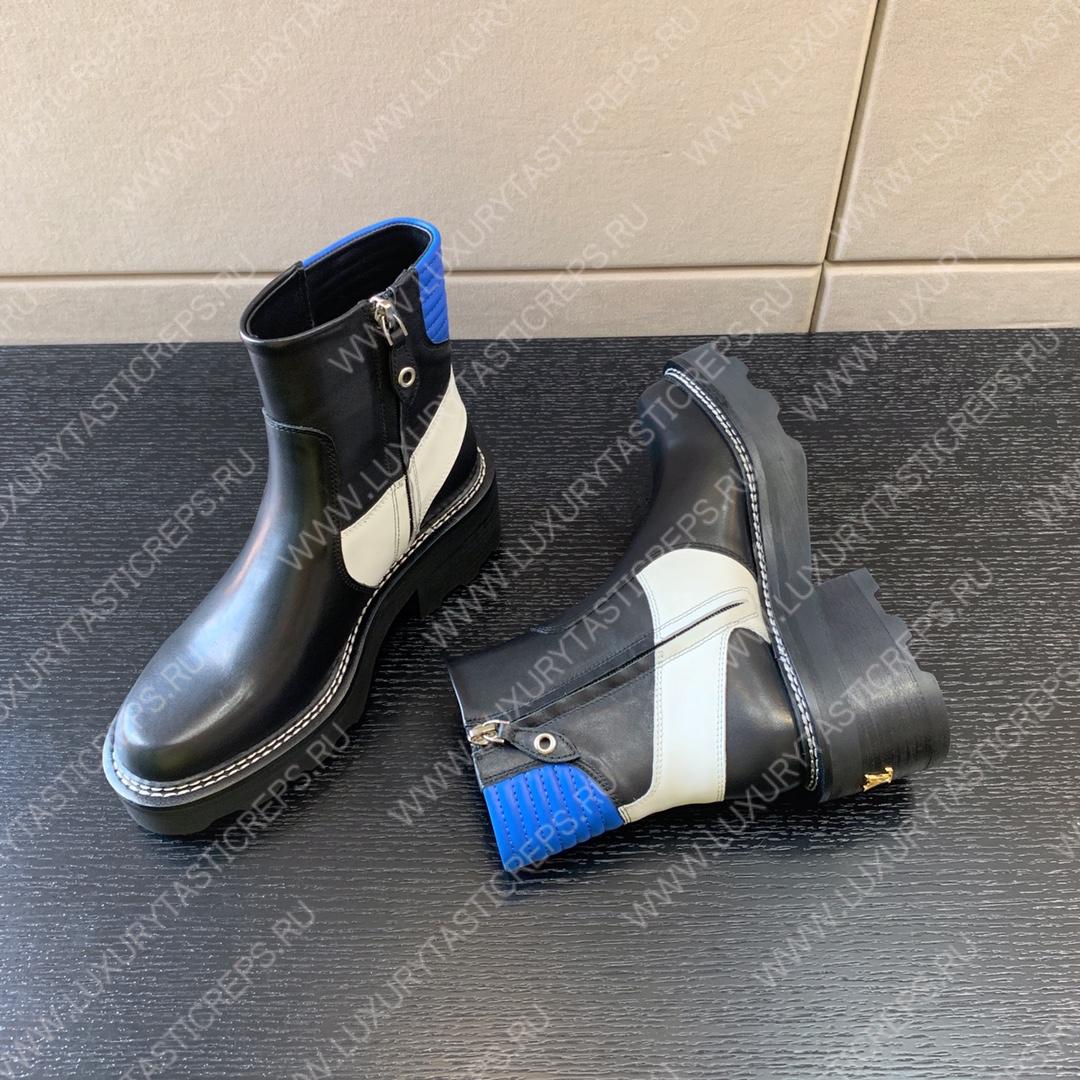 l**is V*t*n beaubourg ankle boots black and blue 1a9obp