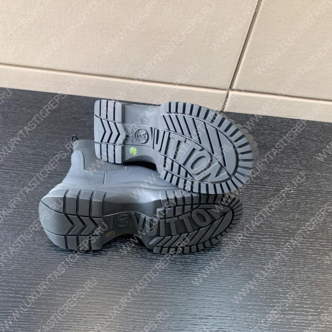 l**is V*t*n ruby flat ankle boots gray 1ab0fs