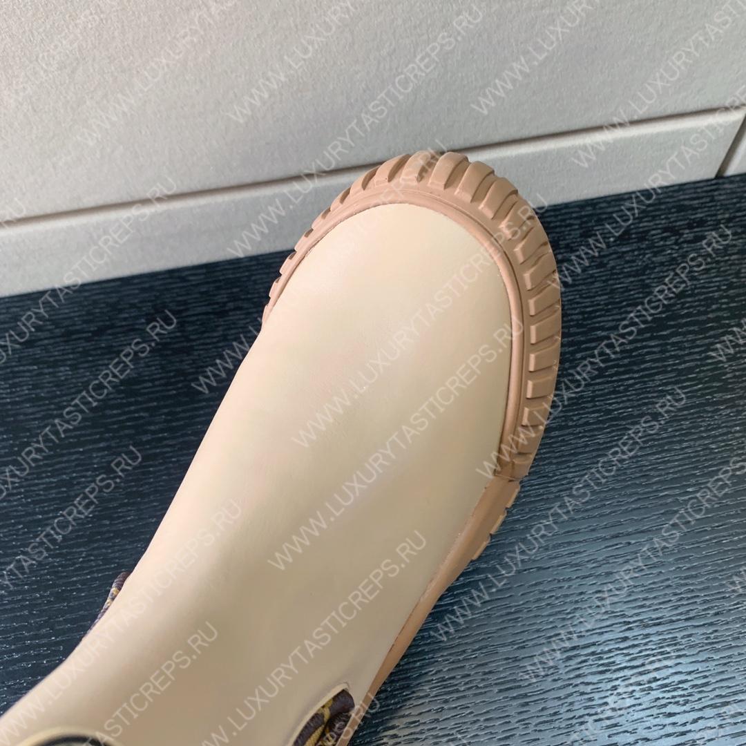 l**is V*t*n ruby flat ankle boots beige 1ab0fs