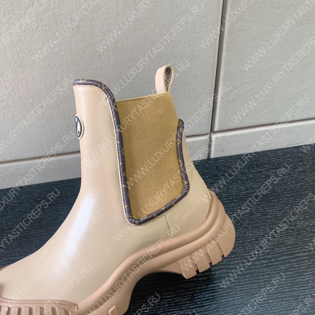 l**is V*t*n ruby flat ankle boots beige 1ab0fs