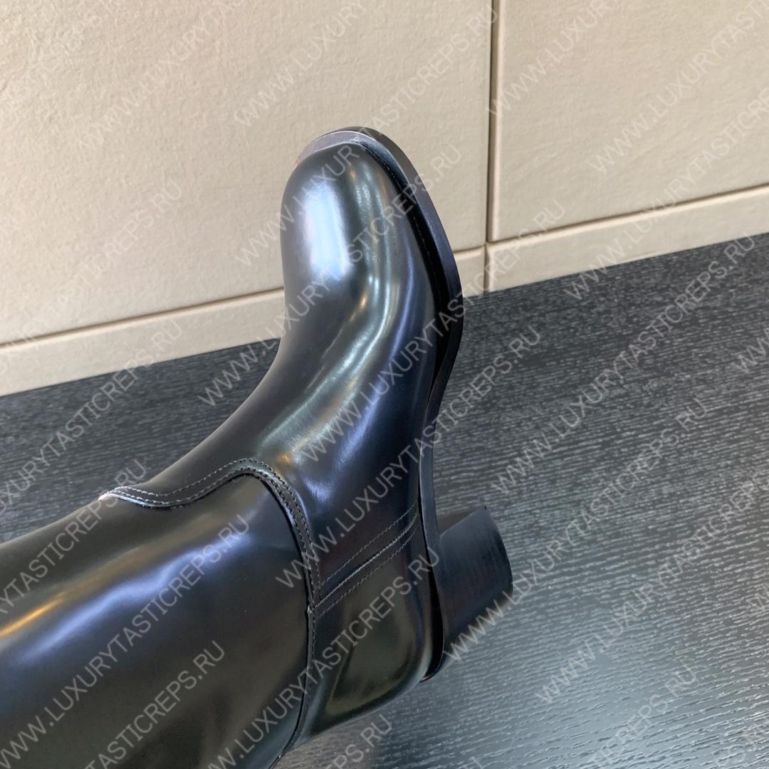 Pra*a leather and nylon boots black 1w411m