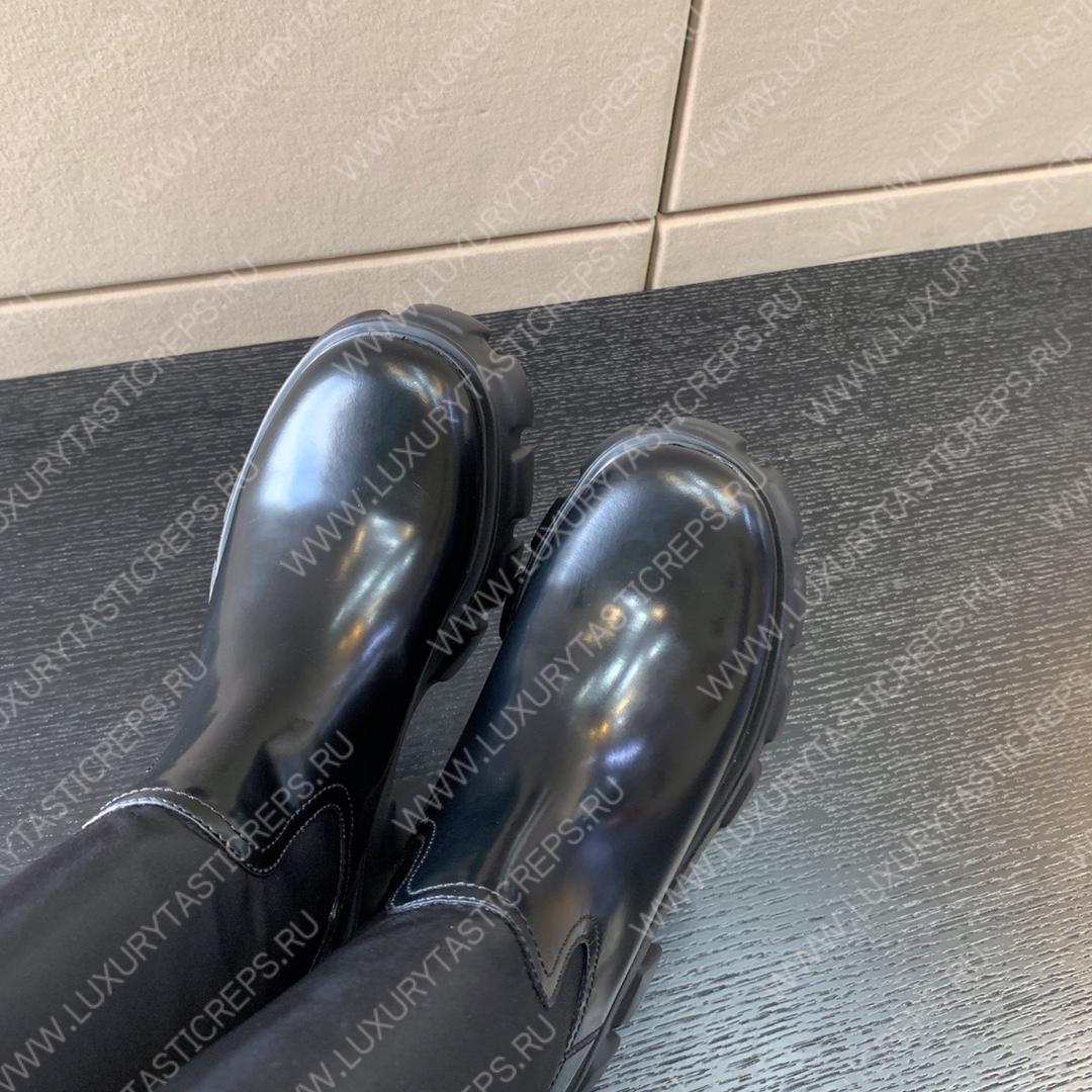 Pra*a monolith nylon zip pocket high boots black 1w906m