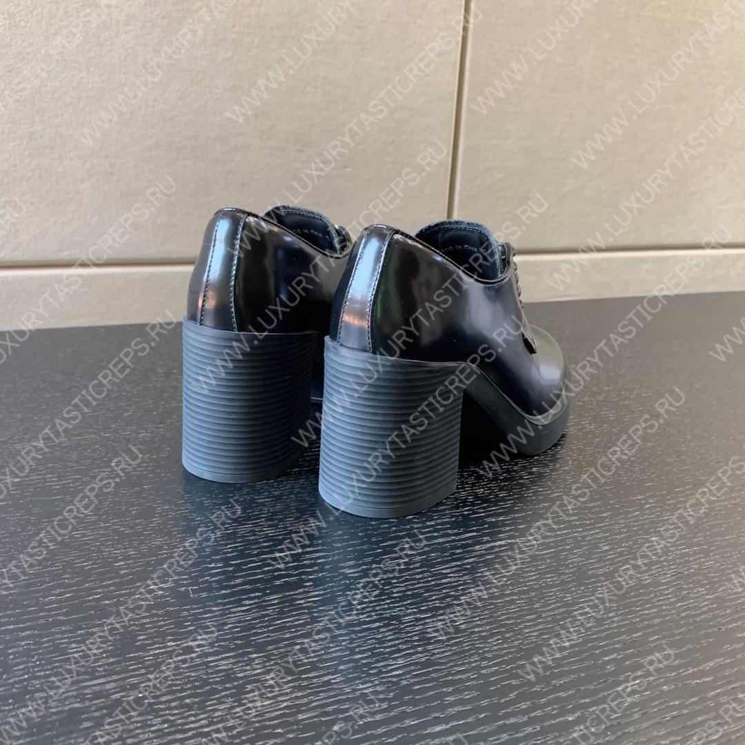 Pra*a heeled lace ups boots black 1e976m