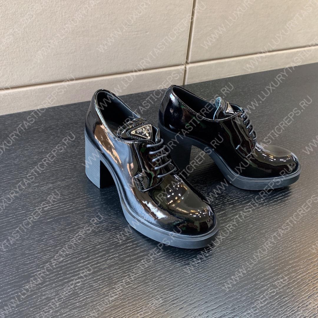 Pra*a heeled lace up boots black 1e976m